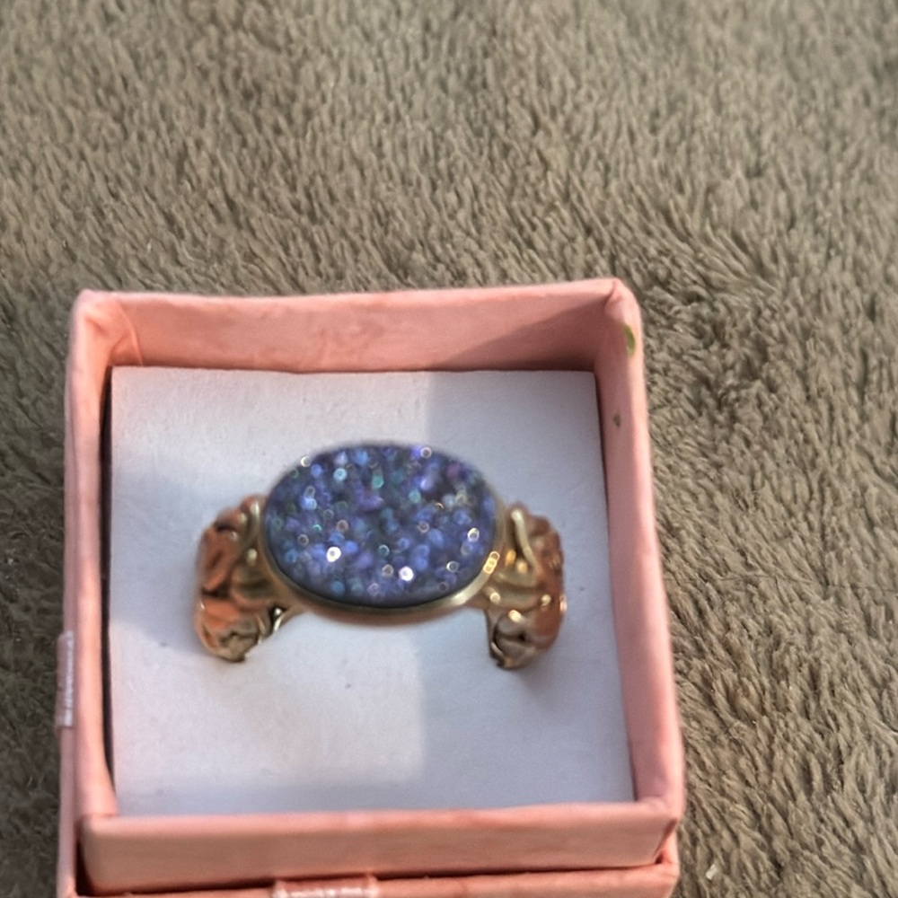 Beautiful Druzy sterling silver ring I bought this in Laguna Beach CA
